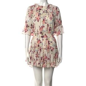 Misa Los Angeles floral off the shoulder dress